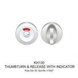 Thumbturn and Release with Indicator
