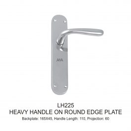 Heavy Handle on Round Edge Plate