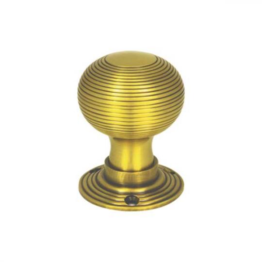 Reeded Mortice Knob
