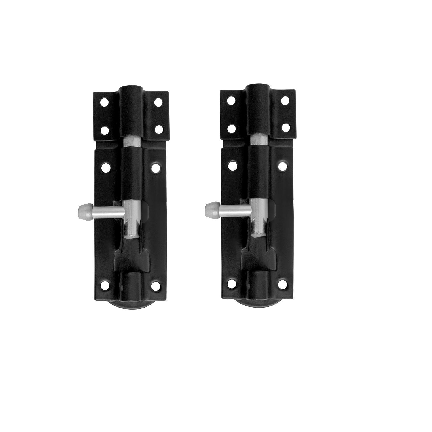 Tower Bolt 6 Inches – Black Powder Coated