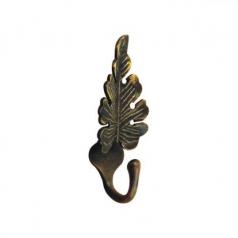 Leaf Hook – Antique Brass