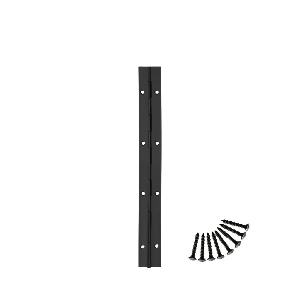 Piano Hinge Black Powder Coated Allen & Alvan